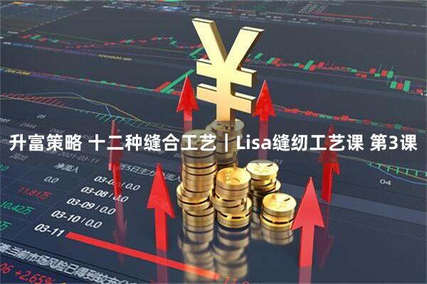 升富策略 十二种缝合工艺｜Lisa缝纫工艺课 第3课