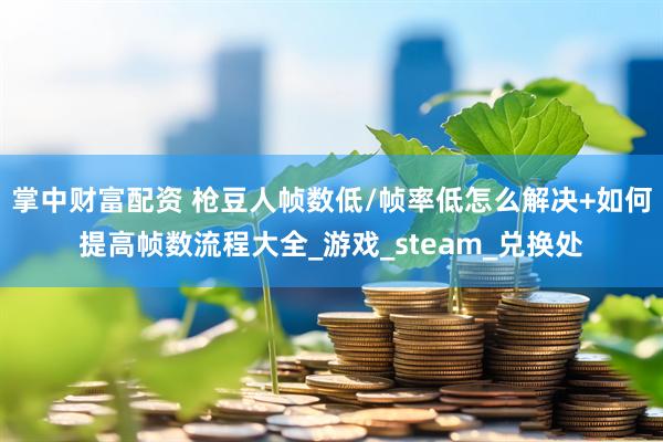 掌中财富配资 枪豆人帧数低/帧率低怎么解决+如何提高帧数流程大全_游戏_steam_兑换处
