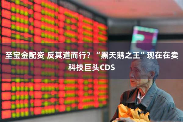 至宝金配资 反其道而行？“黑天鹅之王”现在在卖科技巨头CDS
